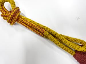 正絹　撚り房　手組帯締め